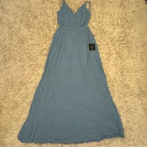 Lulu's Blue Maxi Dress